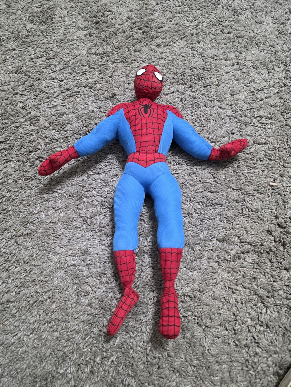 Vintage Spiderman Plush Figure